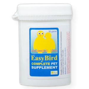 EasyBird Complete Pet Supplement one easy to use mixture of the needed supplements for Birds 50 gram size