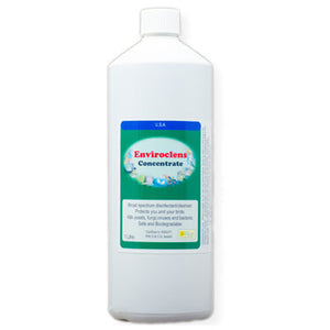 Enviroclens a broad spectrum disinfectant to protect your Birds and you 1 liter size