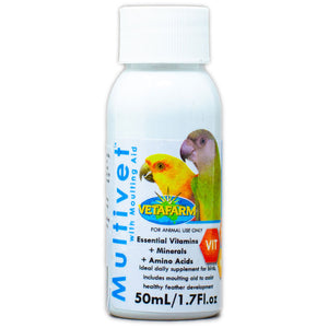 Multivet liquid vitamins for birds 50ml