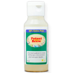 Potent Brew for Birds  Live liquid probiotic 50ml size