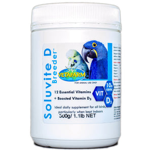 Soluvite D Breeder for Bird limited to sunlight 500g