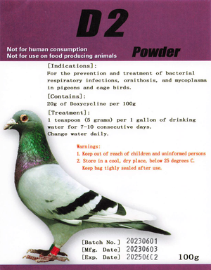 D2 Remedy for Birds