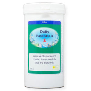 Daily Essentials 1 Daily Vitamins for Birds that you put in their drinking water 400 gram size