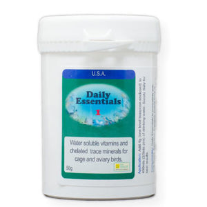 Daily Essentials 1 Daily Vitamins for Birds that you put in their drinking water 50 gram size