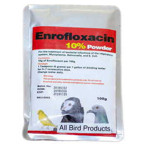 Enrofloxacin 10% Powder for birds