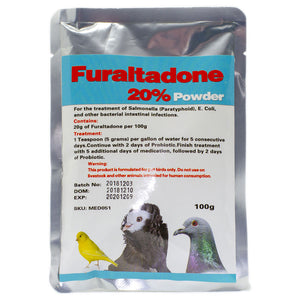 Furaltadone 20% powder for Birds