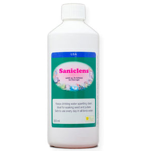 Saniclens for Birds help keep drinking water clean and free of bacteria 500ml size
