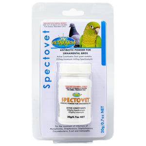 Spectovet antibiotic powder for birds 20g