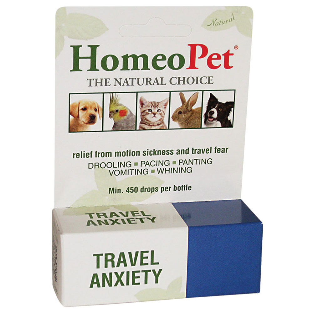 Travel Anxiety relief stress caused from taking your pet places